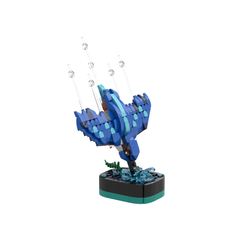 مجموعة مكعبات بناء حيوانات الطيور اللطيفة من MOC - مجموعة نماذج طيور الطبيعة الإبداعية، ألعاب تعليمية ذاتية الصنع هدية للأطفال