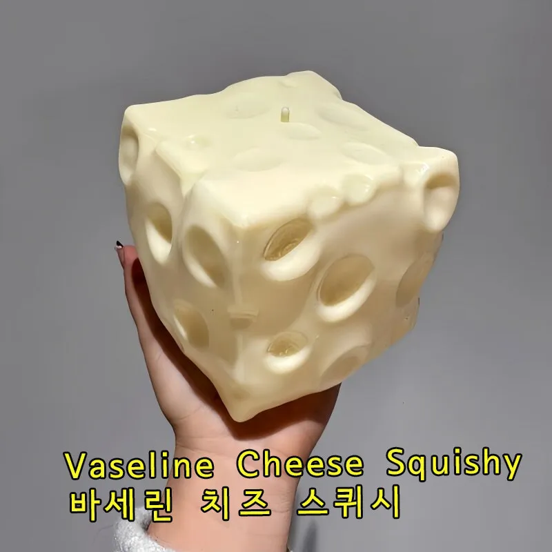 Generic Cheese Squishy Toy Slow Rebound Strawberry Pink Stress Relief Squeeze Sensory Fidget Toy For Adults Desktop Decor