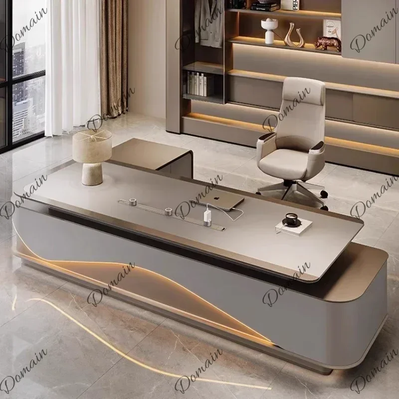 30XY High-end Luxury Conference Computer Desks Luxury CEO Office Desk Desk Modern Furniture L Shaped Modern Office Desk Italian