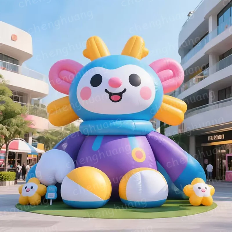 Inflatable doll air model with blower, outdoor large-scale event decoration and promotional prop
