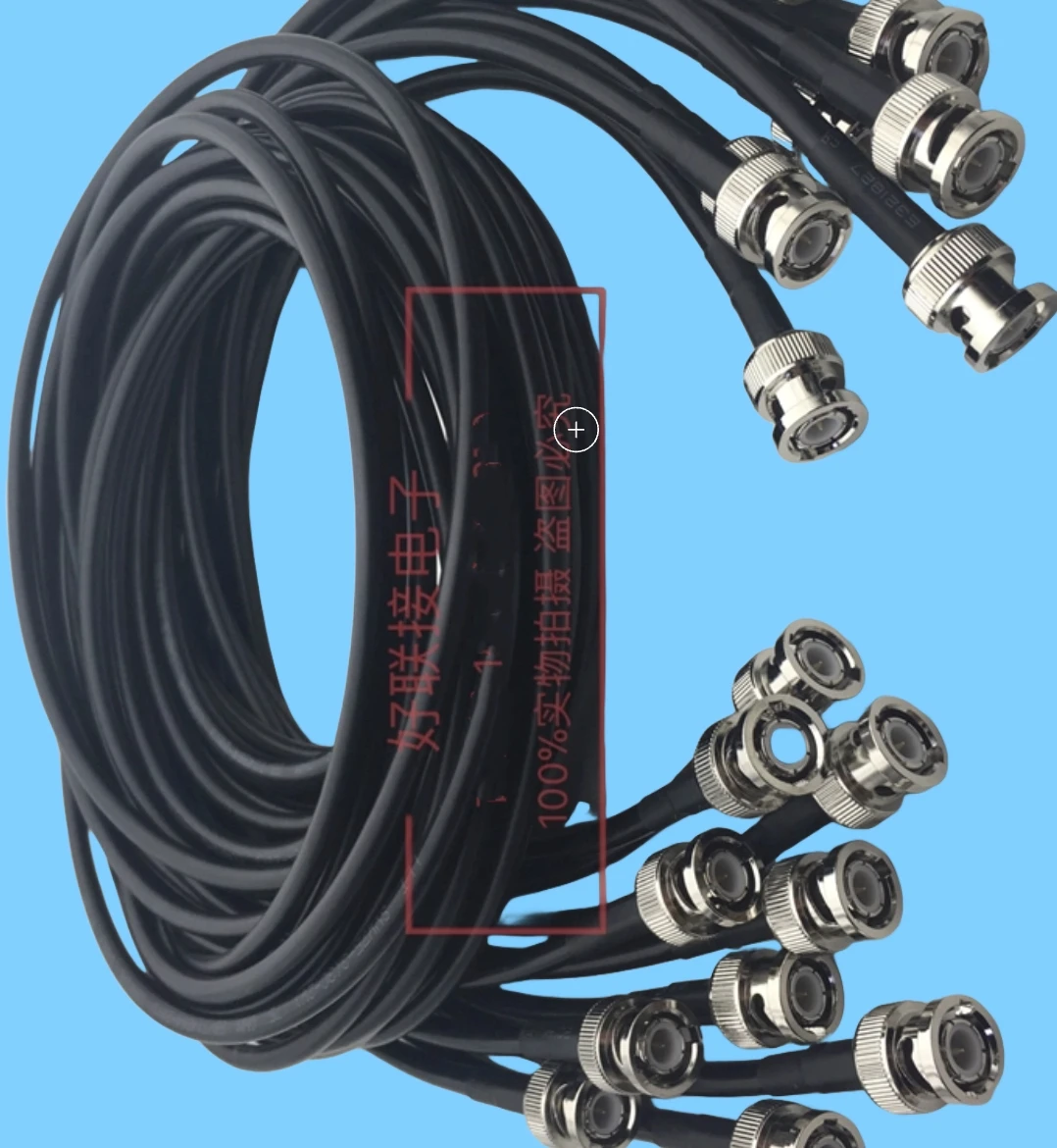 BNC-JJ Test Line 128 RG58 Soft Coaxial Signal Line BNC Orbit BNC Male Connection Line 50 Ohm