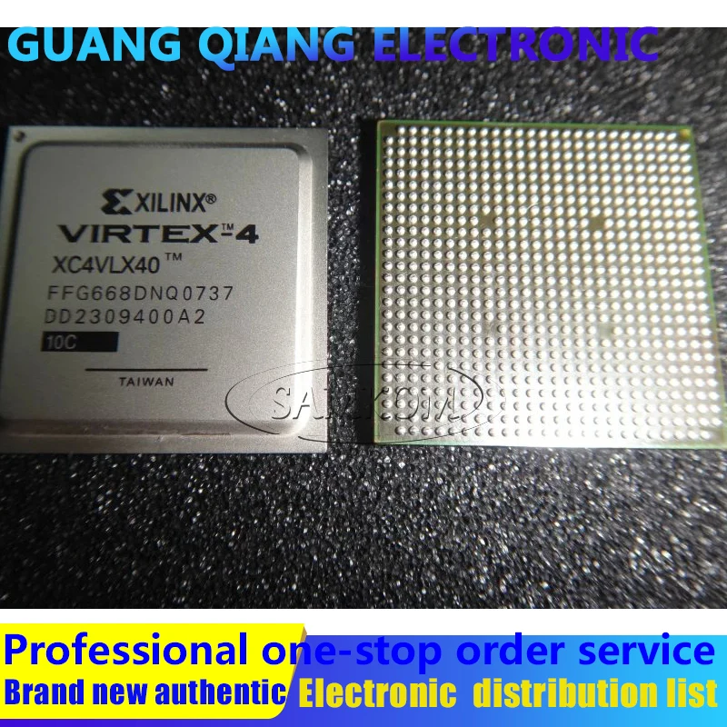 1PCS XC4VLX40-10FFG668C IC FPGA 448 I/O 668FCBGA