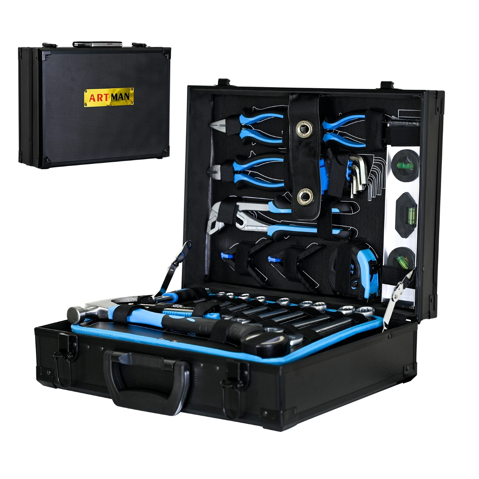 

247 Piece Home Repair Tool Set, Mechanic's Hand Tool Set, Home Tool Set with Toolbox Storage Case for Home, Repair, Diyer use