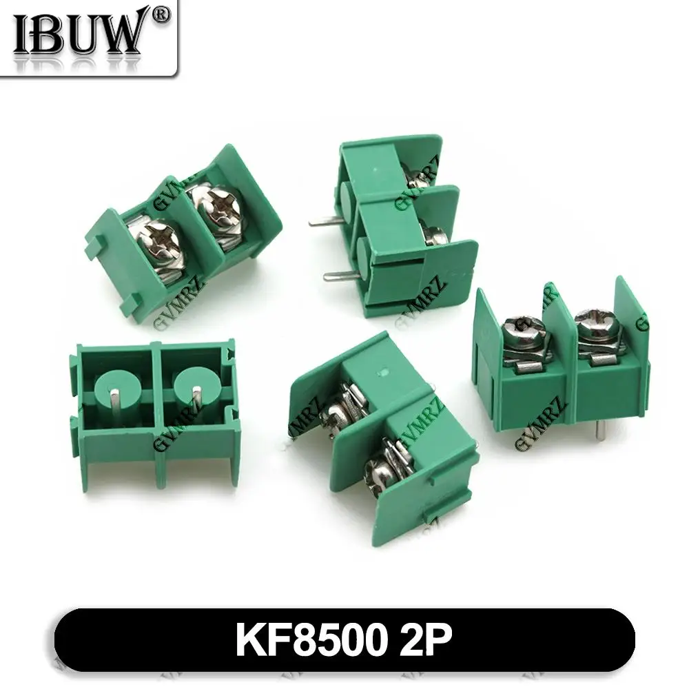 5PCS 2PIN 3PIN 4PIN KF8500 8.5 Wiring Terminal Barrier Type 8.5mm Pitch Power Holder Splicable Pin 2P 3P 4P