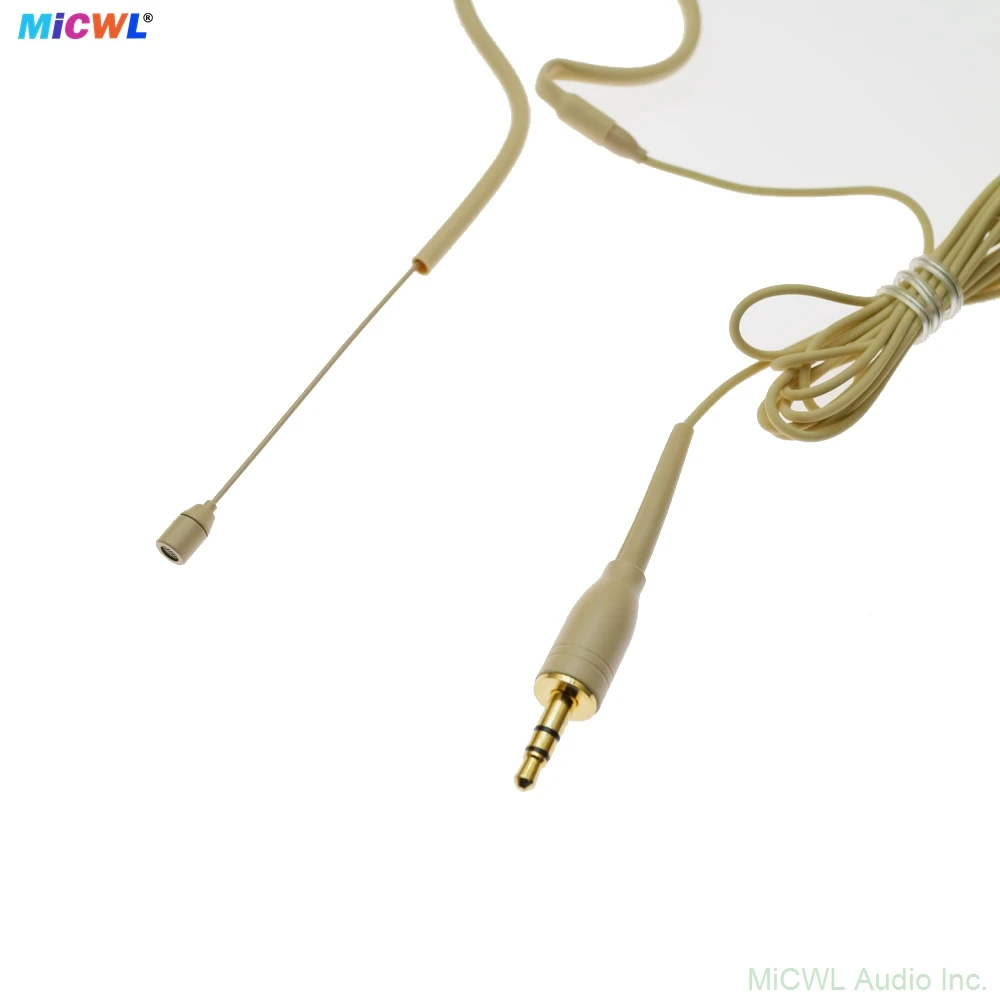 Auriculares SL6 con micrófono, conector estéreo estándar de 3,5mm para Sennheiser, inalámbrico, BeltPack, cámara, PC, grabadora de ordenador
