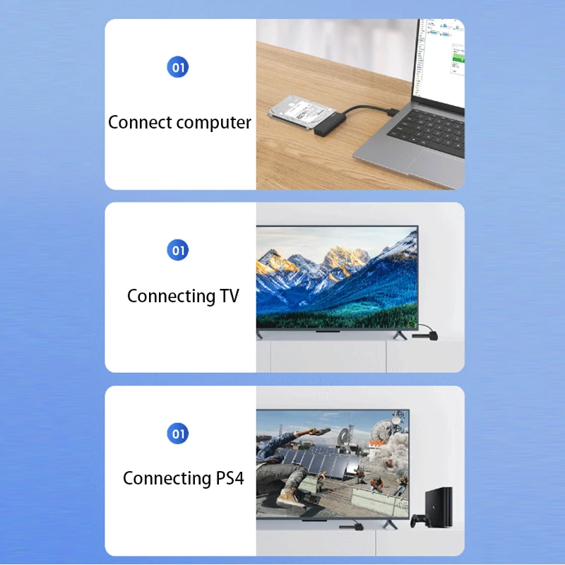 USB 3.0-sataハードドライブコンバーターケーブル,延長ステーション,カードコントローラー,sataアダプター,プラグアンドプレイ