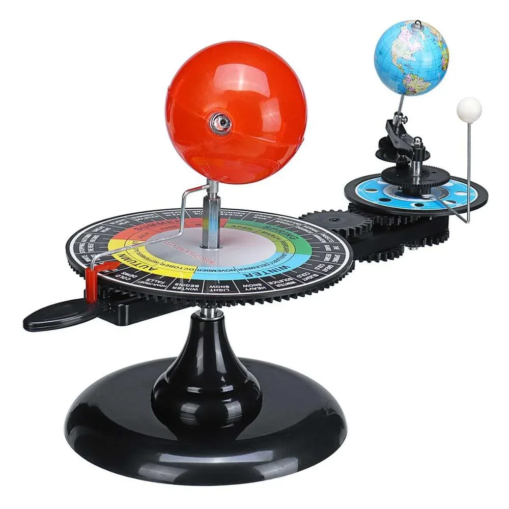 Solar System Model DIY Globe Earth Sun Moon Orbital Planetarium Educational for Child Kid Toy Astronomy Science Kit Teaching