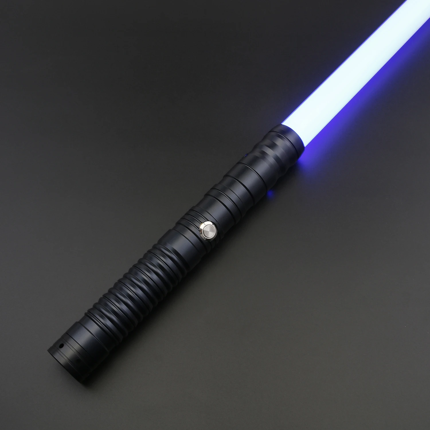 TXQSABER-sable de luz de doble filo para niños, columpio liso de duelo pesado, doble empuñadura de Metal, cuchillas RGB de 77cm, juguetes de Cosplay