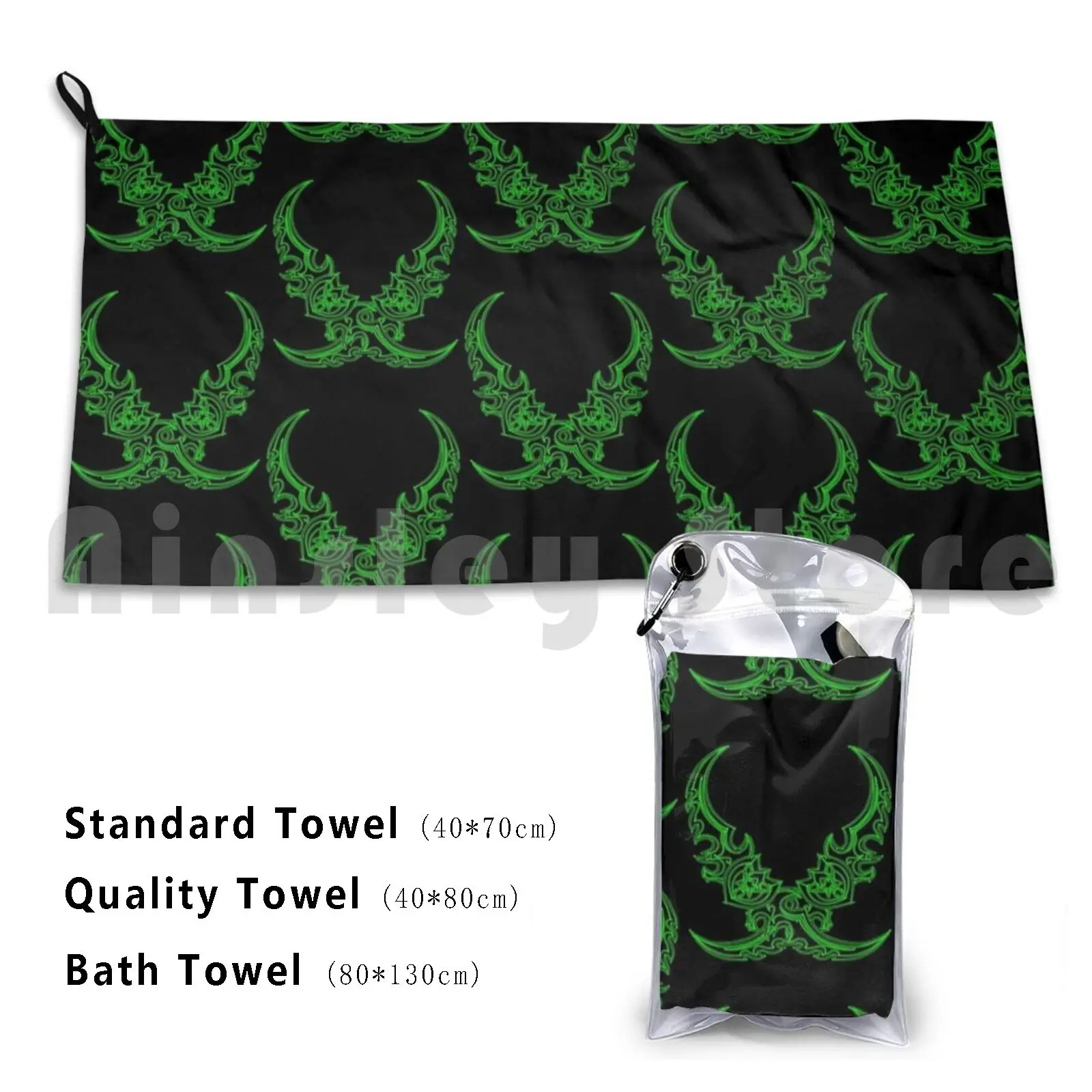 Warglaives Of Azzinoth Beach Towel Quick Dry Quality Towel Wow Illidan Demon Demonhunter Wing Black Temple Bc Burning