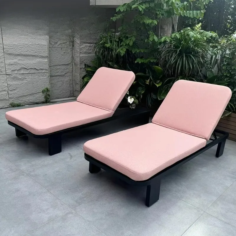 Moderne Sonnenliegen, Strandstühle für den Außenbereich, Hotel-Pool-Liegen, Gartenmöbel, Gartenstühle