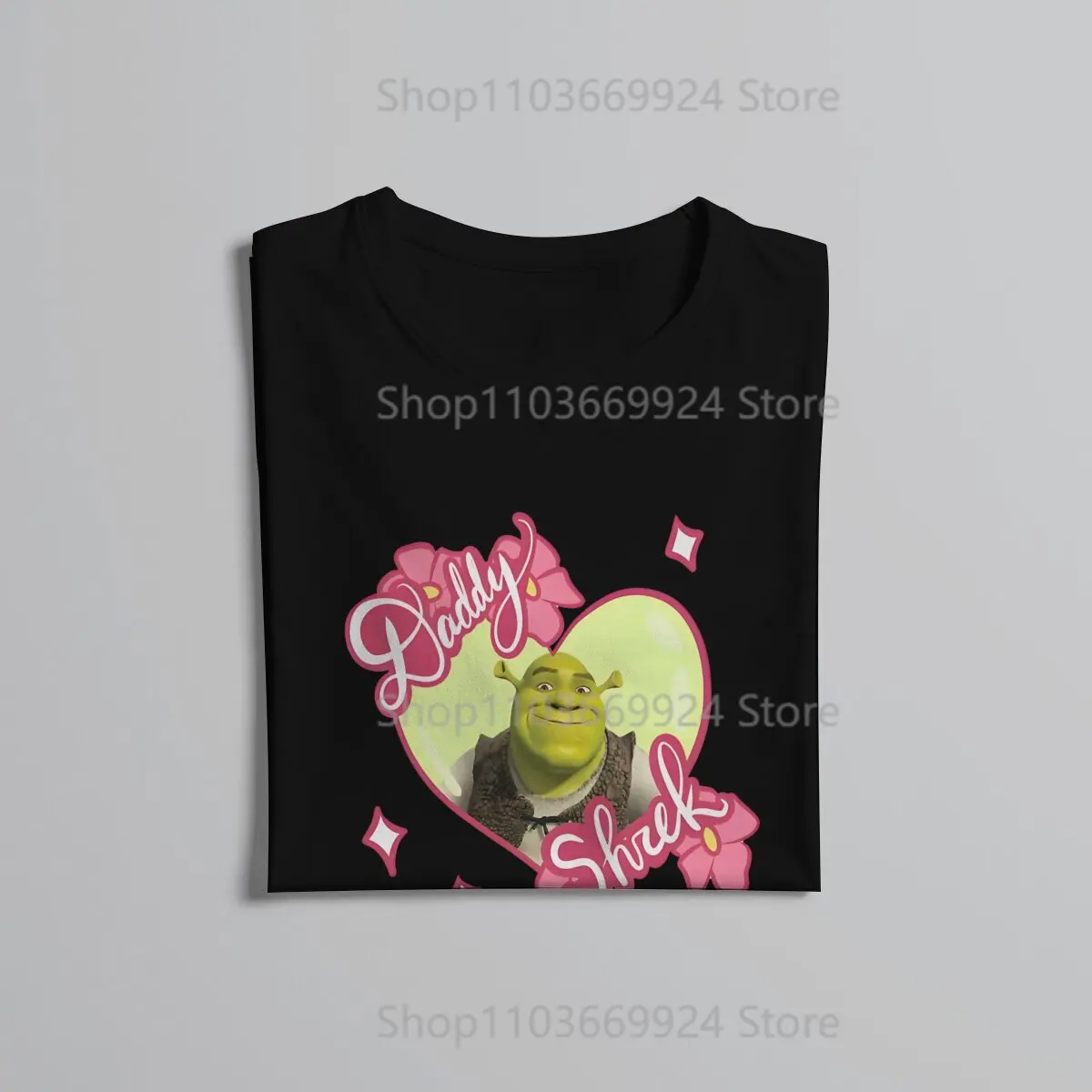 Father Shrek Cartoon Movie T Shirt Punk O-Neck TShirt Polyester Clothing