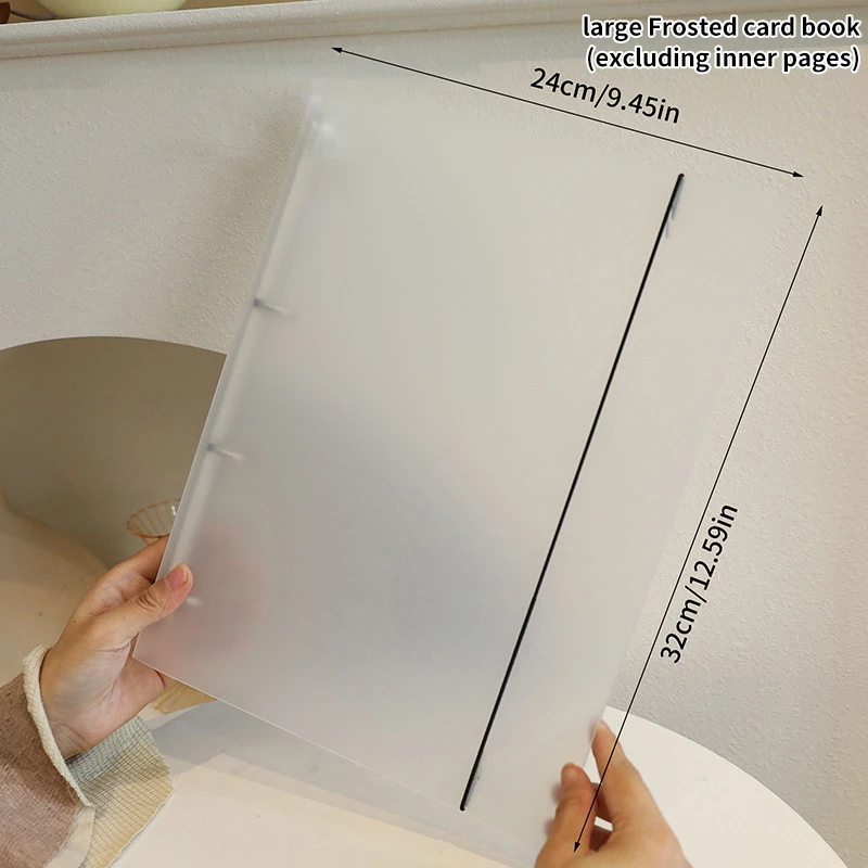 

DIY Simple Album Storage Book Nail Art Piece Storage Book Large Capacity Exhibition Photo Album Card Clip Display Board