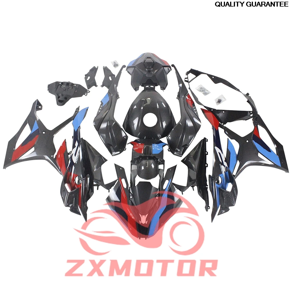 

Новый комплект обтекателей S1000RR 2022 2023 2024, настраиваемые обтекатели из углеродного волокна для BMW S1000RR 22 23 24