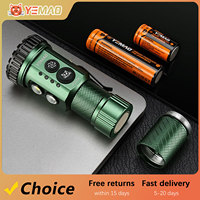 YEMAO F337X 2800LM Multi-Light Torch - 7 XTE LEDs w/Auxiliary RGB, 200m Distance, 18650 Tactical Flashlight