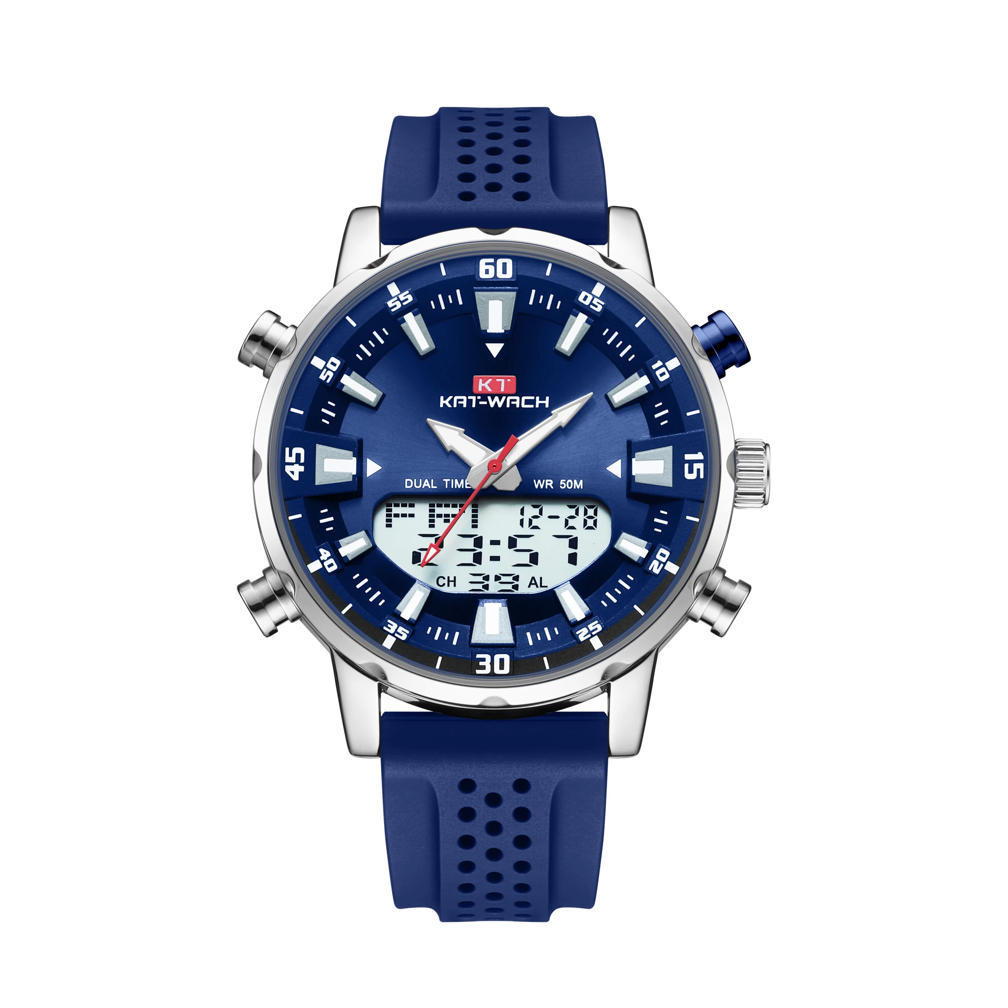 kat-wach Men\'s quartz watches original waterproof high quality automatic male timepiece black watch gifts for dad watches men
