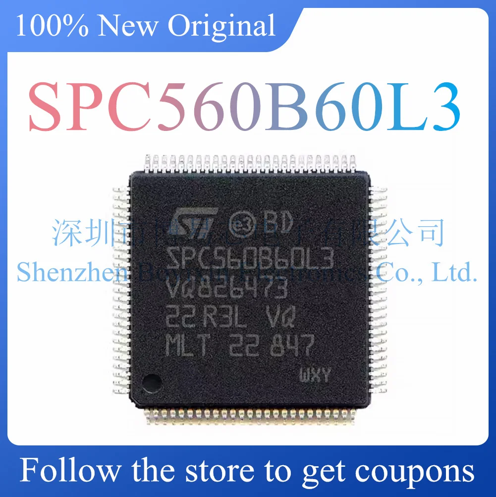 Land Rover KVM frágil CPU Chip, SPC560B60B60L3, original, novo pacote tqfp-100