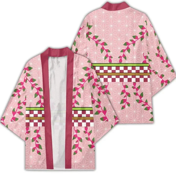 

Kimono Cosplay Demon Slayer Kimono Cloak Fireside Tanjiro Your Bean Same Style Three-quarter Sleeves