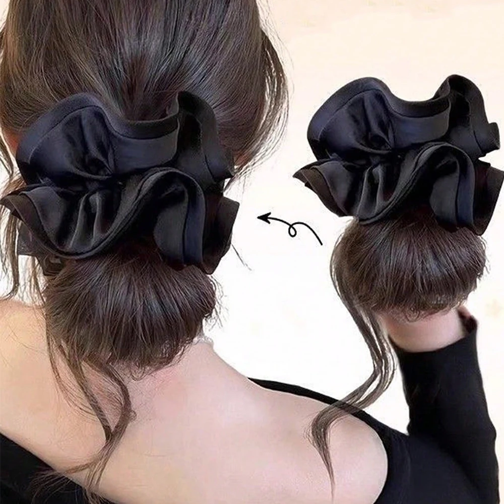 

Synthetic Hair Braided Chignon accessories Hair Donut Hairpieces Claw Hair Bun Updo Braiding Chignon Bun Wig