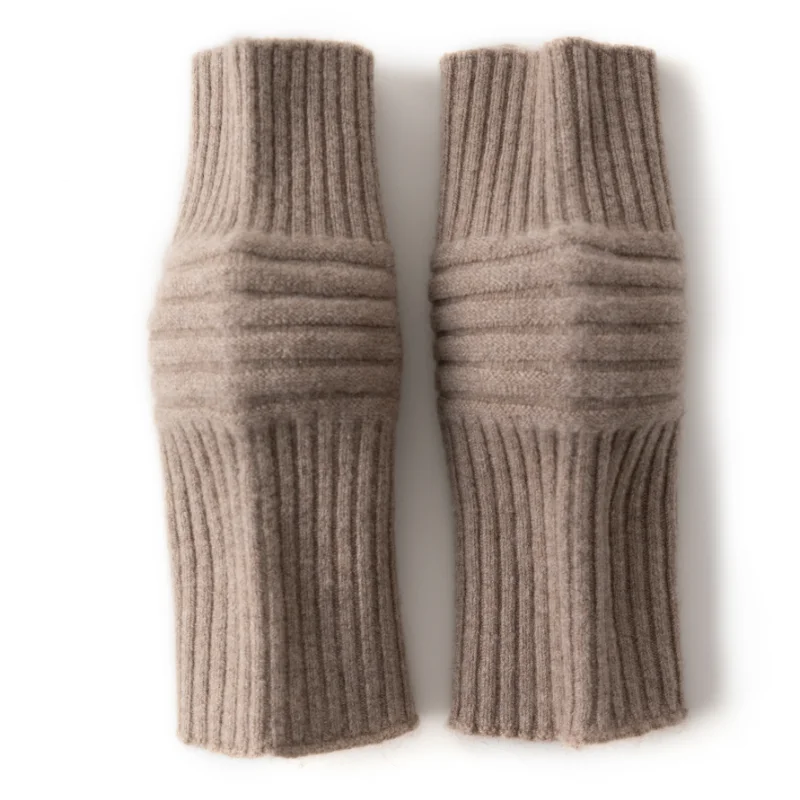 Ginocchiere calde in cashmere per uomo e donna, scaldamuscoli universali in cashmere per uomo e donna, cuscinetti caldi invernali, 1 paio di