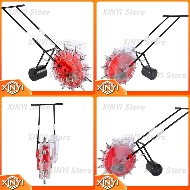 JC-S01 Hand Planter Seeder for Agricultural Machinery Farming Tools Manual Seed Drill for Crop Planting Gardening Equipment