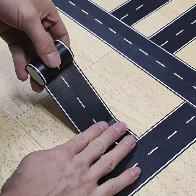 Ruban adhésif de dessin animé pour le transport routier et ferroviaire DIY