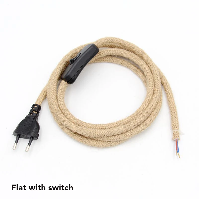 

10 шт., 2 м, британская вилка с черным держателем E14