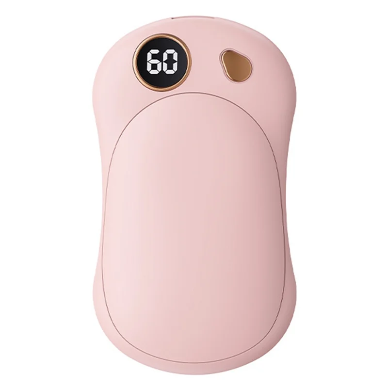 

AC93-грелки для рук, 2 шт., грелки для рук, зимние уличные/лыжные/походные 3 настройки нагрева, портативный цифровой дисплей, розовый