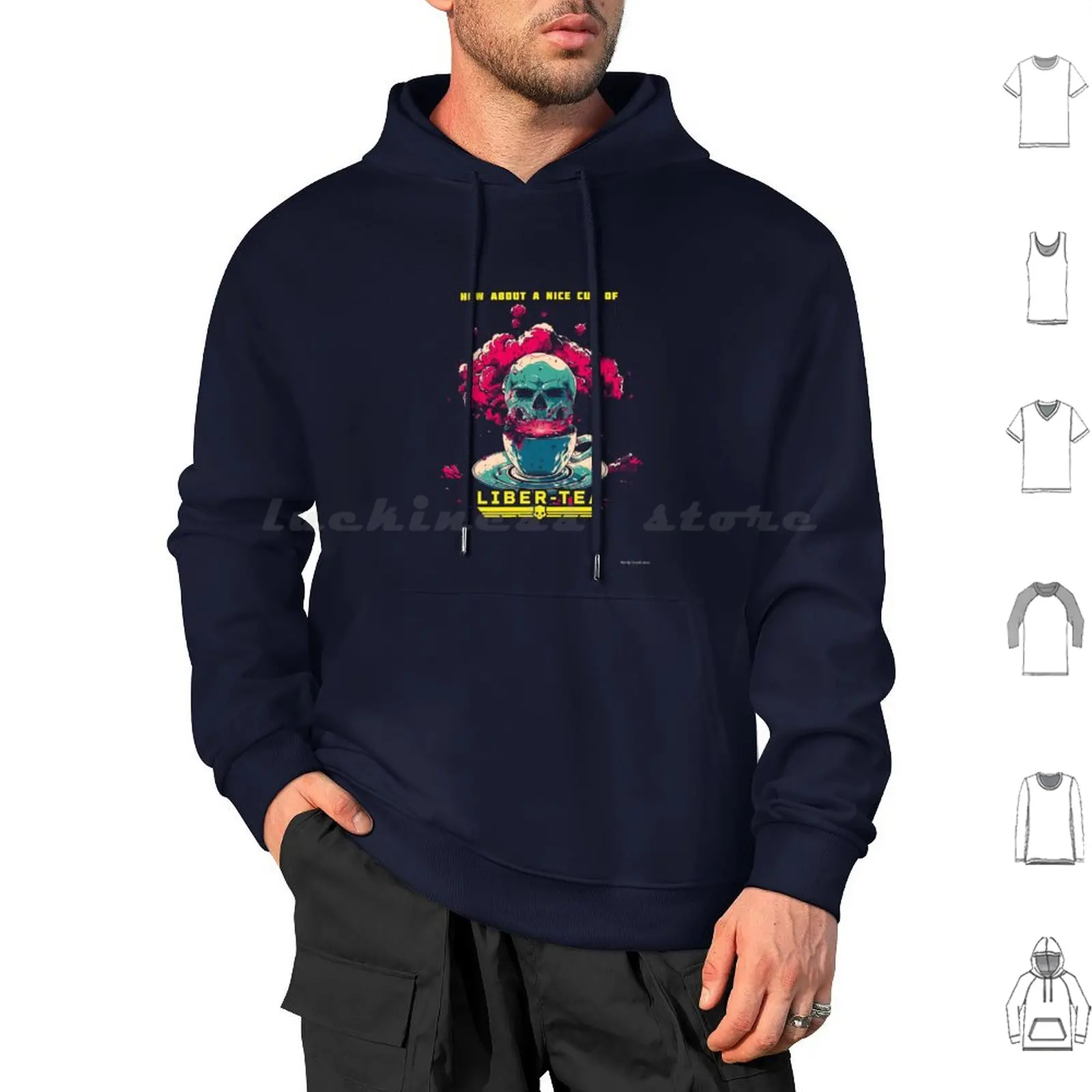 Liber-Tea Ii-Helldivers Ii Hoodie cotton Long Sleeve Helldivers Ii Co Op Shooter Gaming Squad Tactical Teamwork