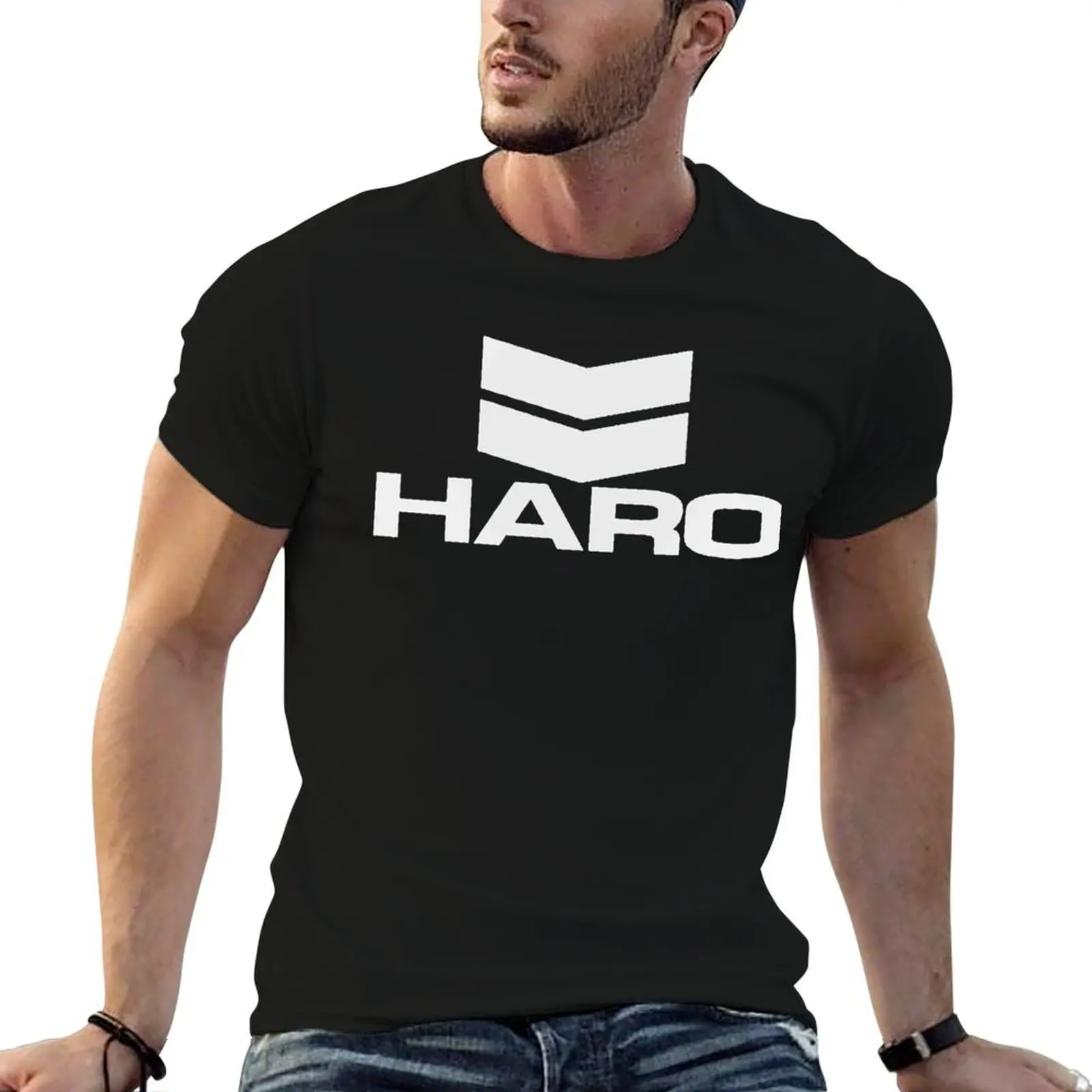 

Haro modern logo white classic t shirt T-Shirt cotton t shirt pack man t shirt luxury T-Shirt
