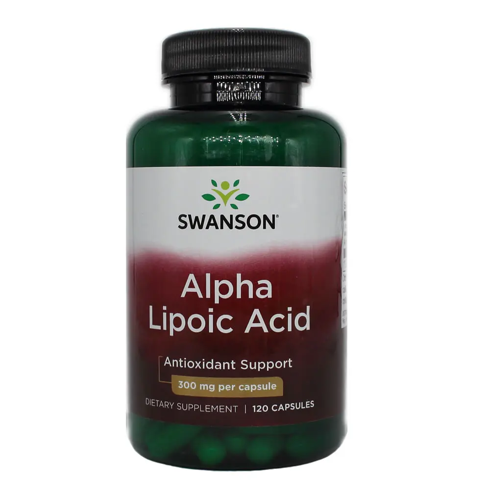 Free Shipping Swanson Alpha Lipoic Acid 300 mg 120 capsules