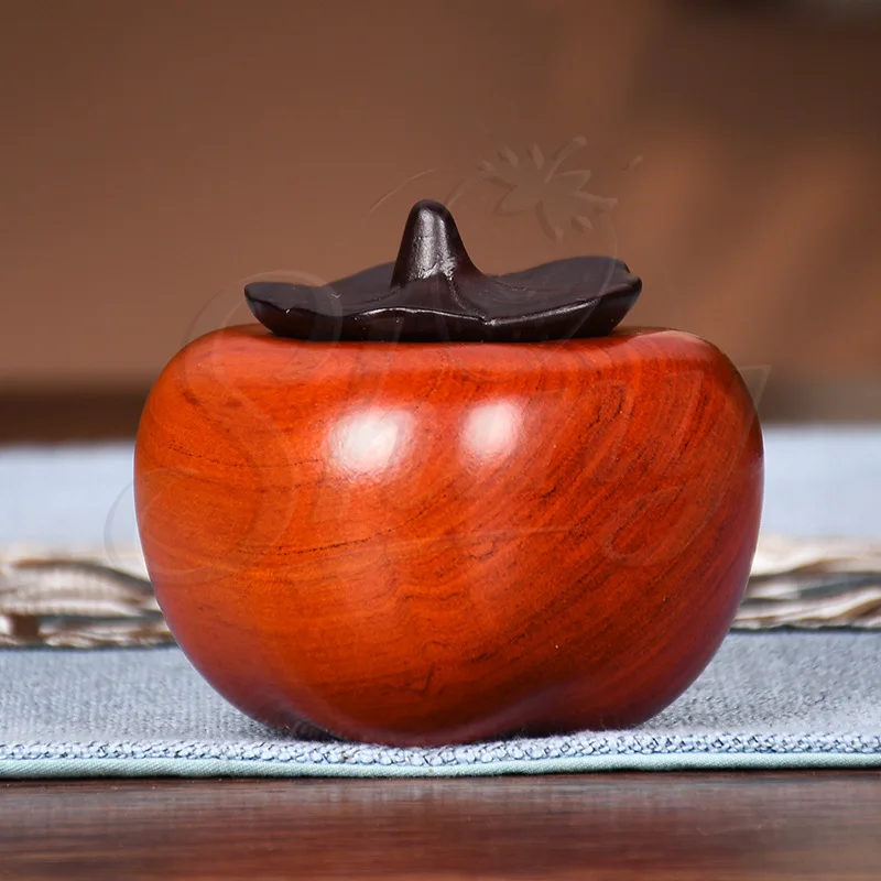 

Ebony Wood Carving Persimmon Things Are Good Things Happen Handmade Car Desktop Ornament Gift