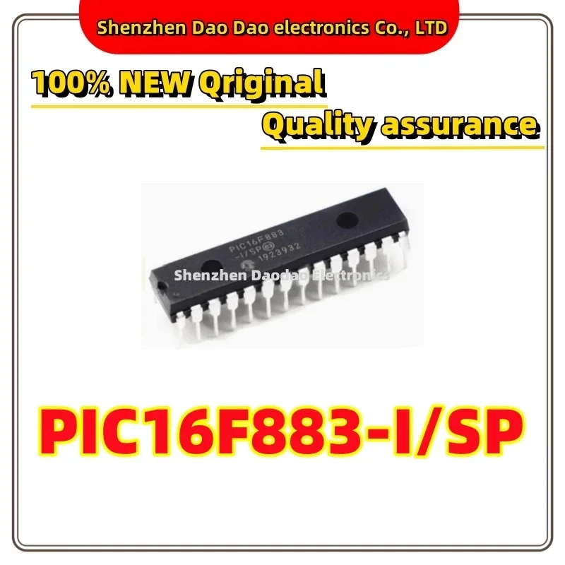 PIC16F883-I/SP PIC16F883 I SP DIP-28 Microcontroller chip IC