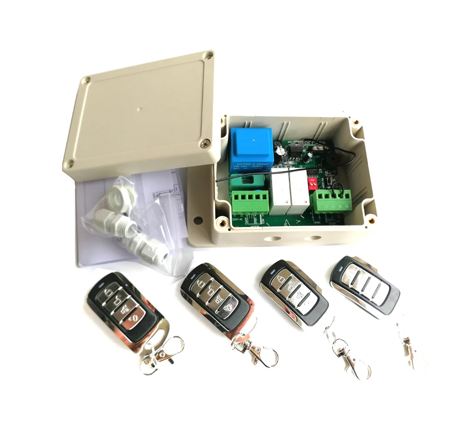 

220VAC!! 433MHz Universal Roller Shutter garage gate opener Door Motor Receiver Board controller