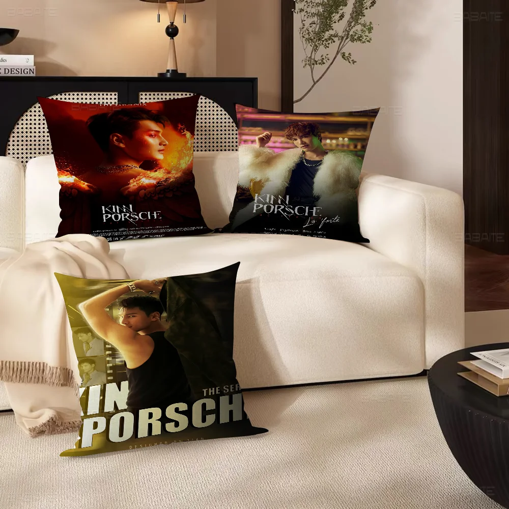 

KinnPorsche The Series Movie Pillow Cover for Bedroom Room and Living Room Sofa Decorative Cushion Cover