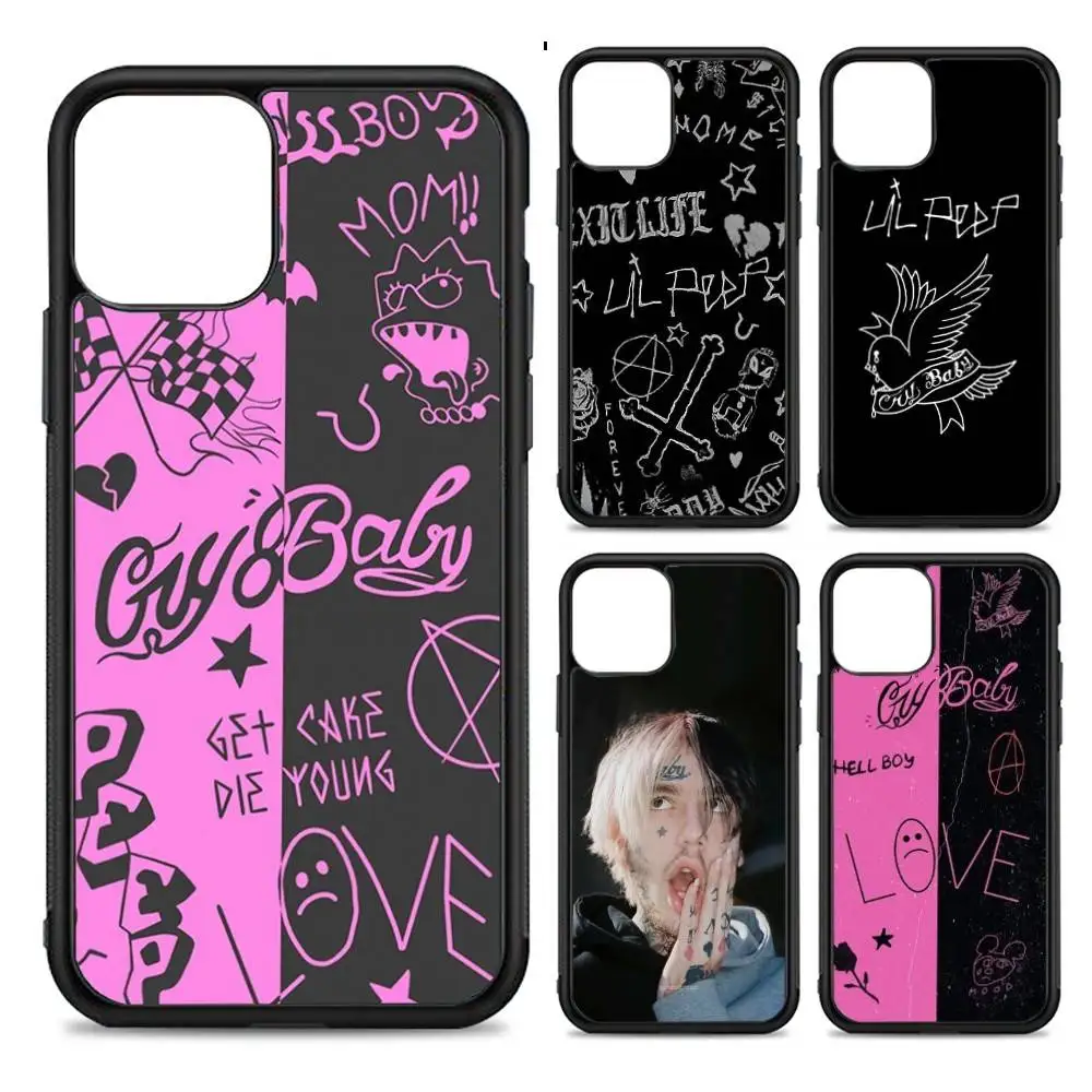 

L-Lil P-Peep Phone Case Silicone PC+TPU For For IPhone 11 12 13 14 15 16 Plus Pro Max Cover