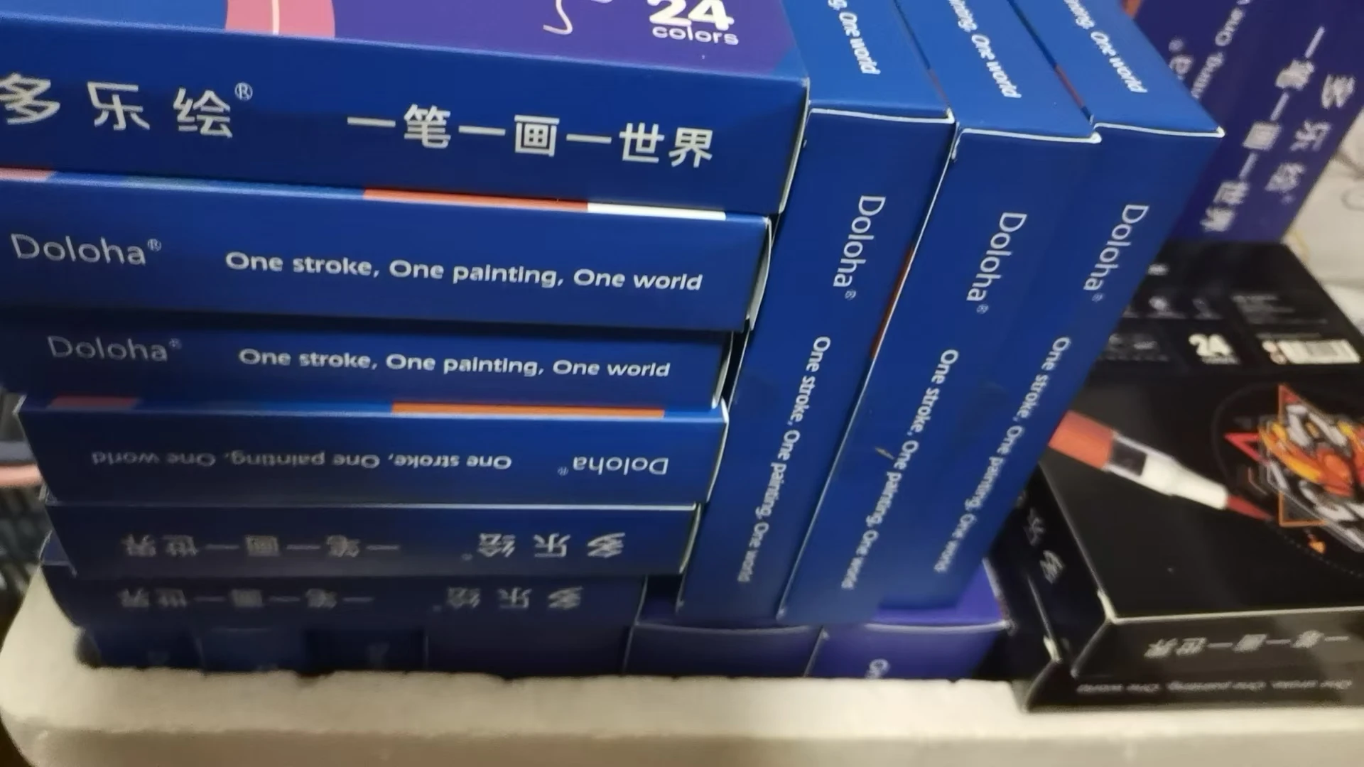 Marker Duole Painting Direct Liquid Acrylic Soft Head Model Opaque Color Buildable 48 colors 24 Color Children's Paintbrush