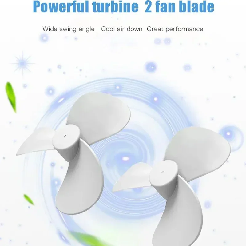 2025 مبرد الهواء مروحة متعددة الوظائف USB مروحة كهربائية صغيرة رذاذ الماء ضباب مكيف هواء متنقل المرطب للمنزل