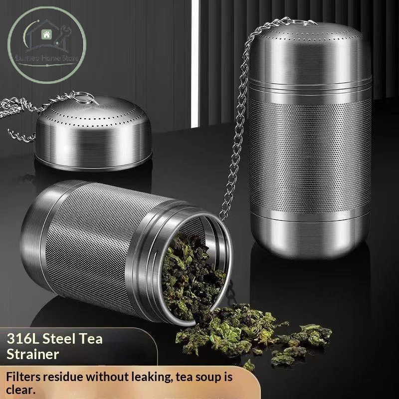 Stainless Steel Tea Infuser Strainer BPA Free Fine Mesh Filter for Loose Leaf Tea Spice Brewing Coffee Office Kitchen Use