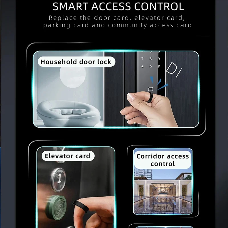 رجل امرأة حلقة ذكية NFC الصحة جهاز تعقب للياقة البدنية متعدد الرياضة الصحة حلقة النوم المسار معدل ضربات القلب ضغط الدم الرجال النساء