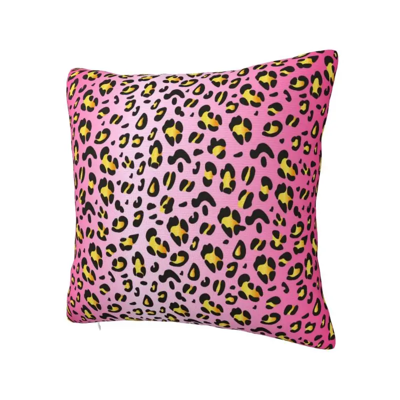 Modern Colofrul Rainbow Leopard Pattern Cushion Cover 60*60 cm Polyester Throw Pillow Case Home Decor Sofa Chair Pillowslip