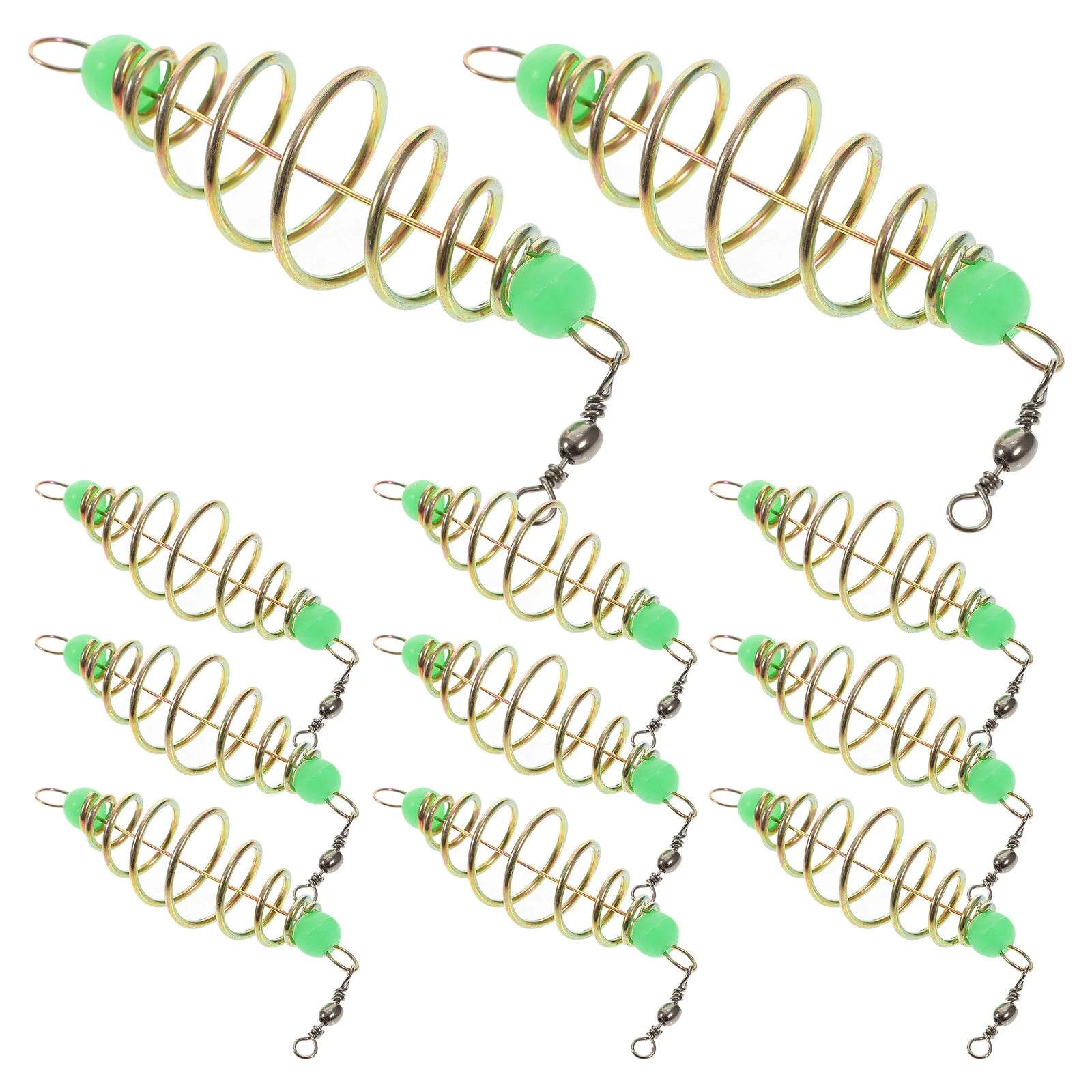 

36 pcs Night Spring Bait Feeder Stable Dissolution Fishing Trap Basket Fishing Trap Basket Lure Cage Carp Lure Cage Feeder