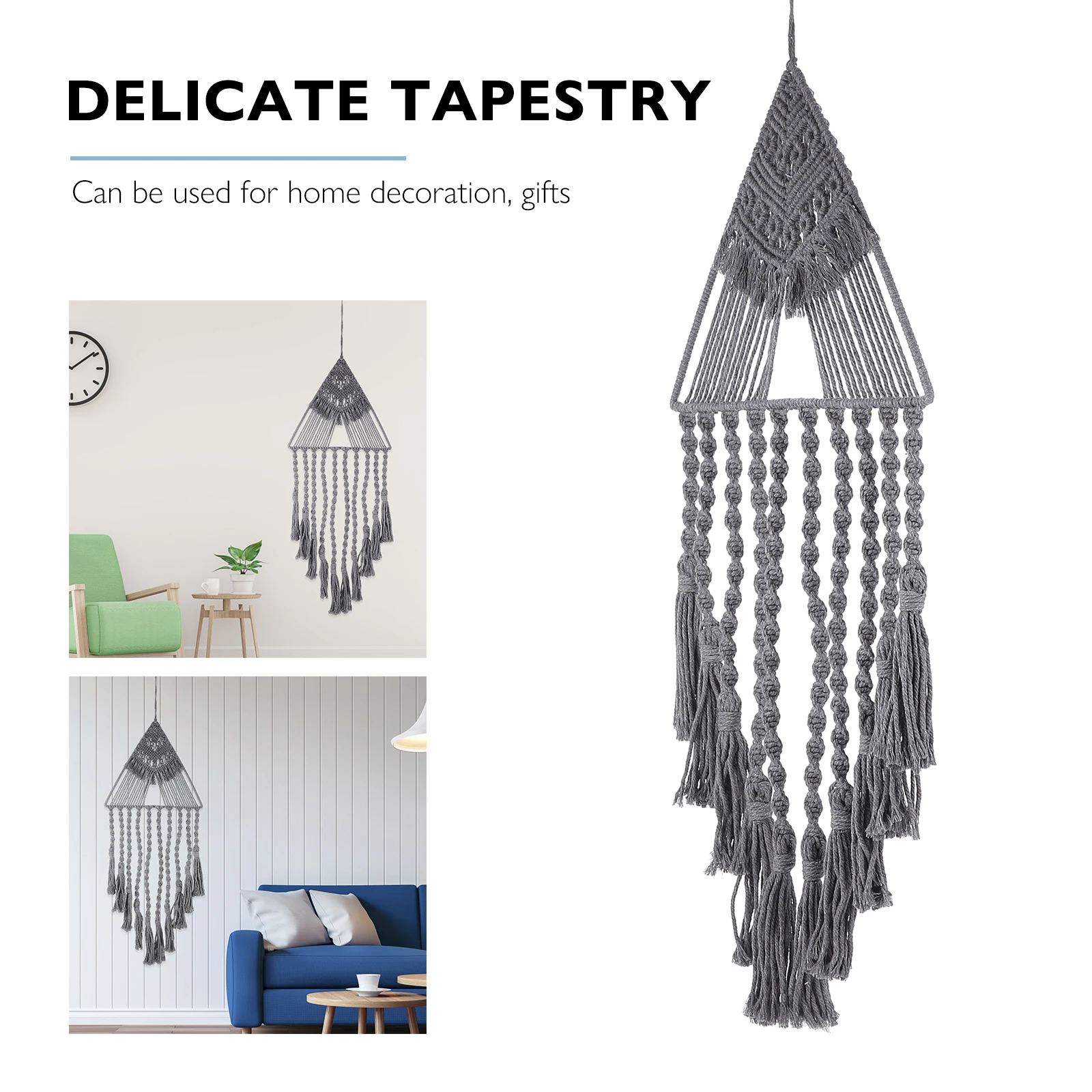 

Macrame Tapestry Hanging Home Decor Living Room Bedroom Delicate Tapestry Hanging Wall Decor Office Bar Restaurant