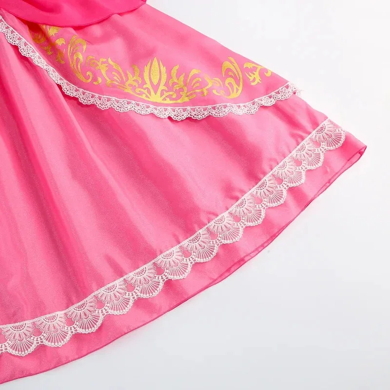 25COS2025Pumber Bros Vedio игра фильм косплей платье для рыбалки для девочек кружевное бальное платье принцессы костюм милый ребенок Хэллоуин