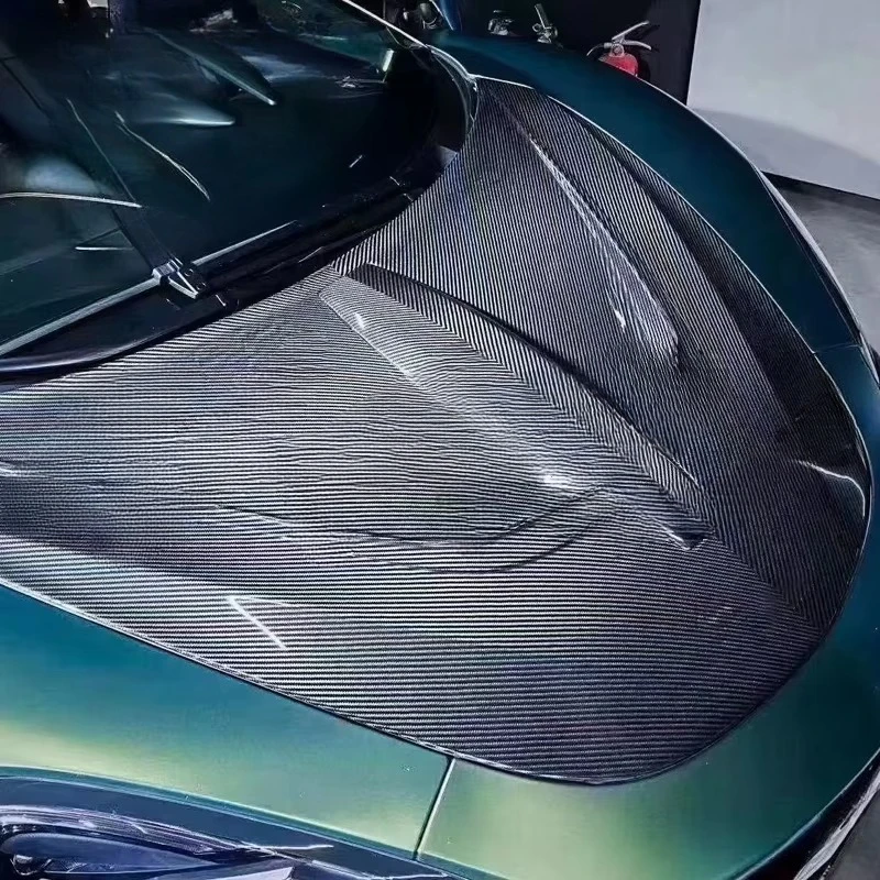 Carbon Fiber Car Front Engine Hood Vent Cover for Mclaren 540C 570S 570GT 600LT Trunk Cover 2015- 2019 2