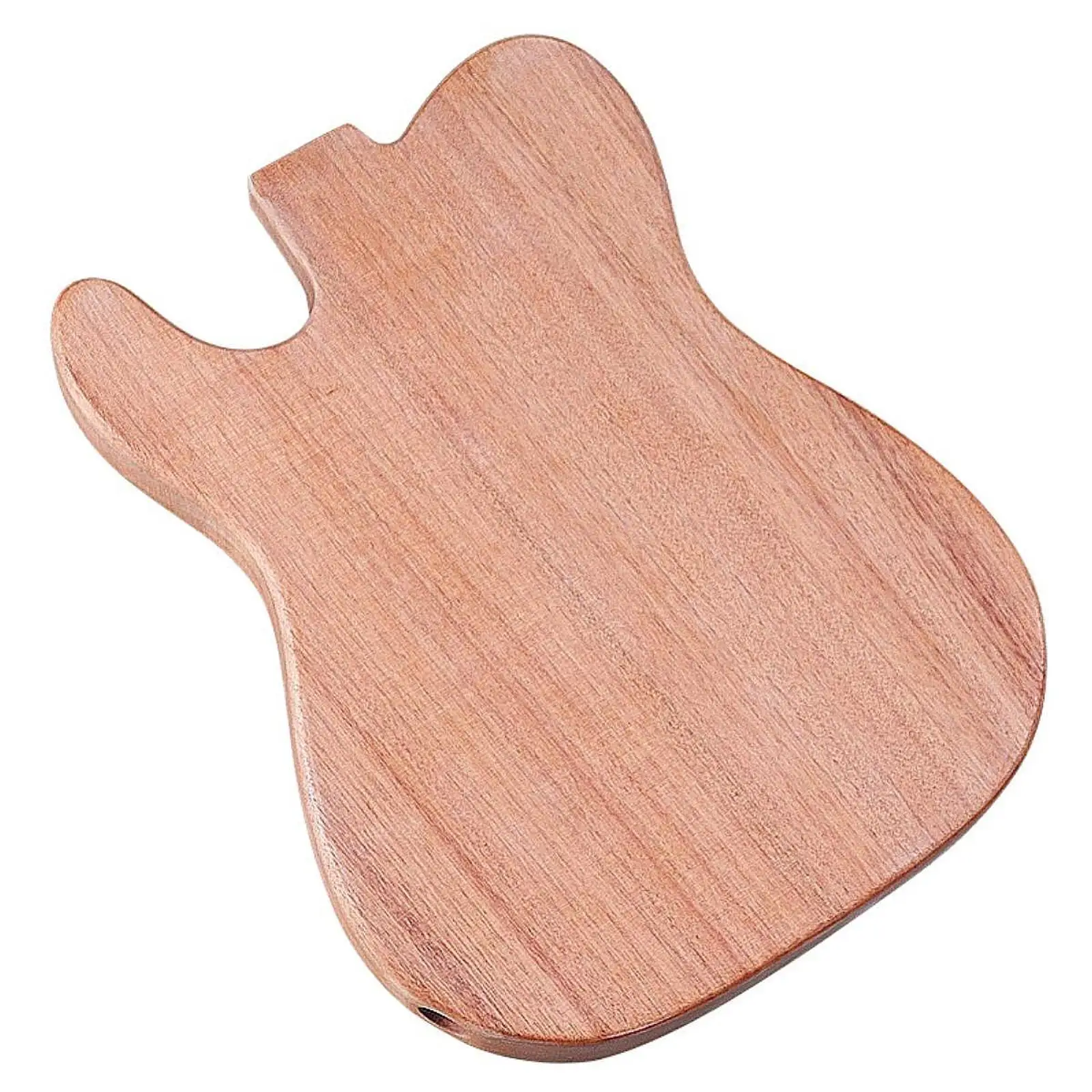 Unfinished Barrel Guitar Body DIY Electric Guitar Wooden Replacement Part for High Quality Electric Guitar Building