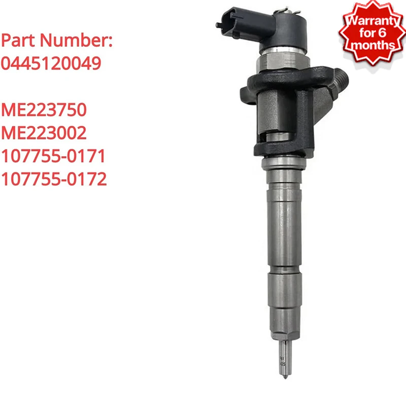 Bocal do injector do combustível diesel para Mitsubishi Canter, 4M50, 4.9L, 0445120049, ME223750, ME223002, novo