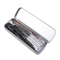 Art Secret 5760 Iron Box Pack Sketch Willow Charcoal Drawing Design With Charcoal Strip Smear Brush Student Professional Supplie 2