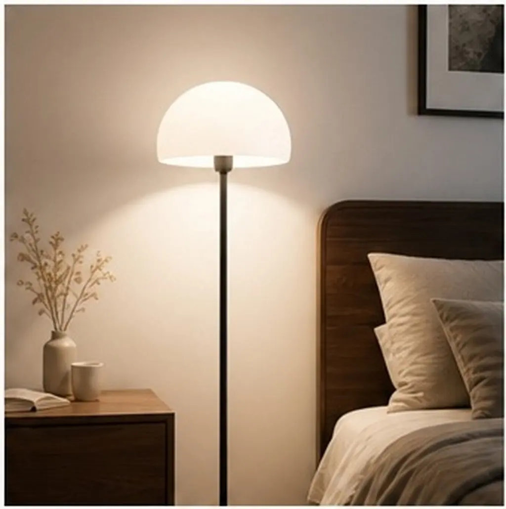 2Pcs Plastic Lamp Shade Lightweight Round Lampshades for Home Decoration Floor Lamp Replacement Light Cover Portable Indoor