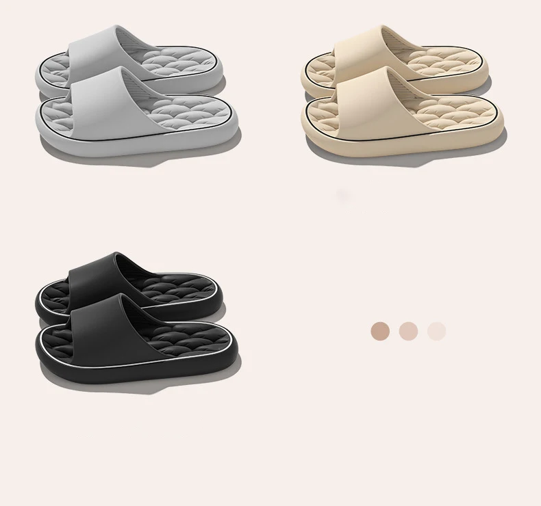 Superleichte weiche Hausschuhe, einfache Mode-Slides, elastische EVA-Schuhe, bunte Turnschuhe in der Tür, Badezimmer-Flip-Flops – Detail 8