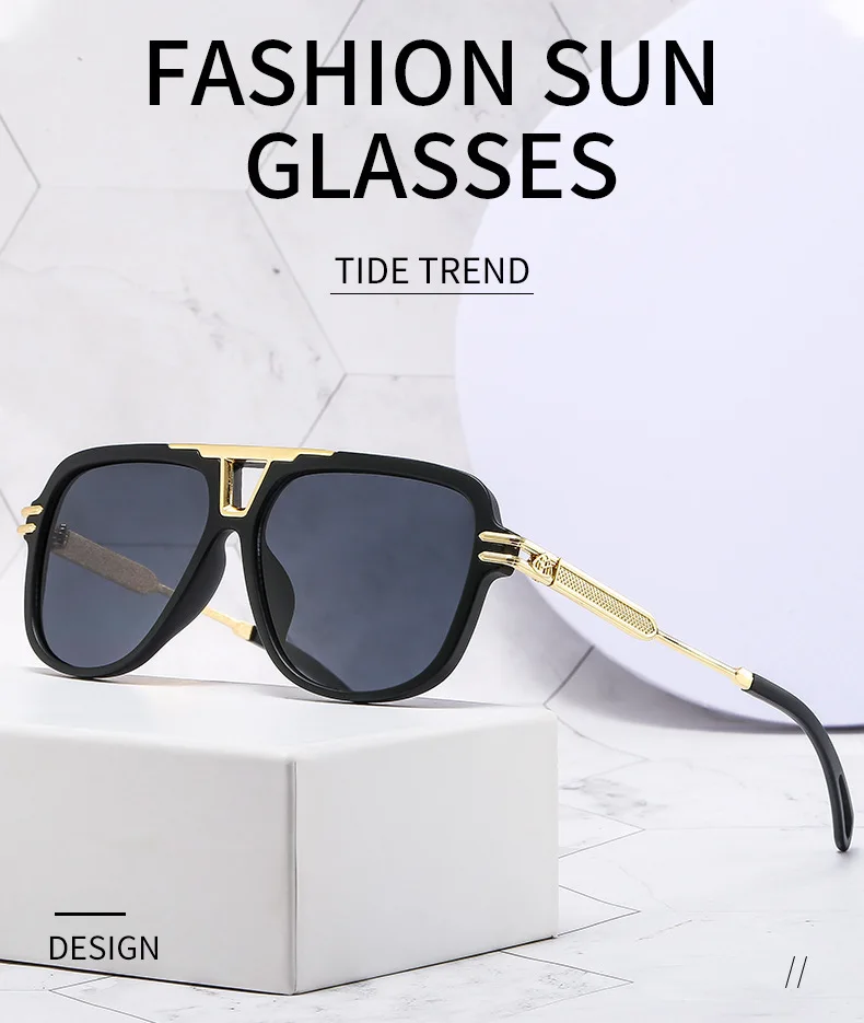 نظارات شمسية للرجال نظارات شمسية للنساء على طراز الهيب هوب الشرير الكلاسيكي، مناسبة لتسلق الجبال والسياحة واستخدام الشاطئ